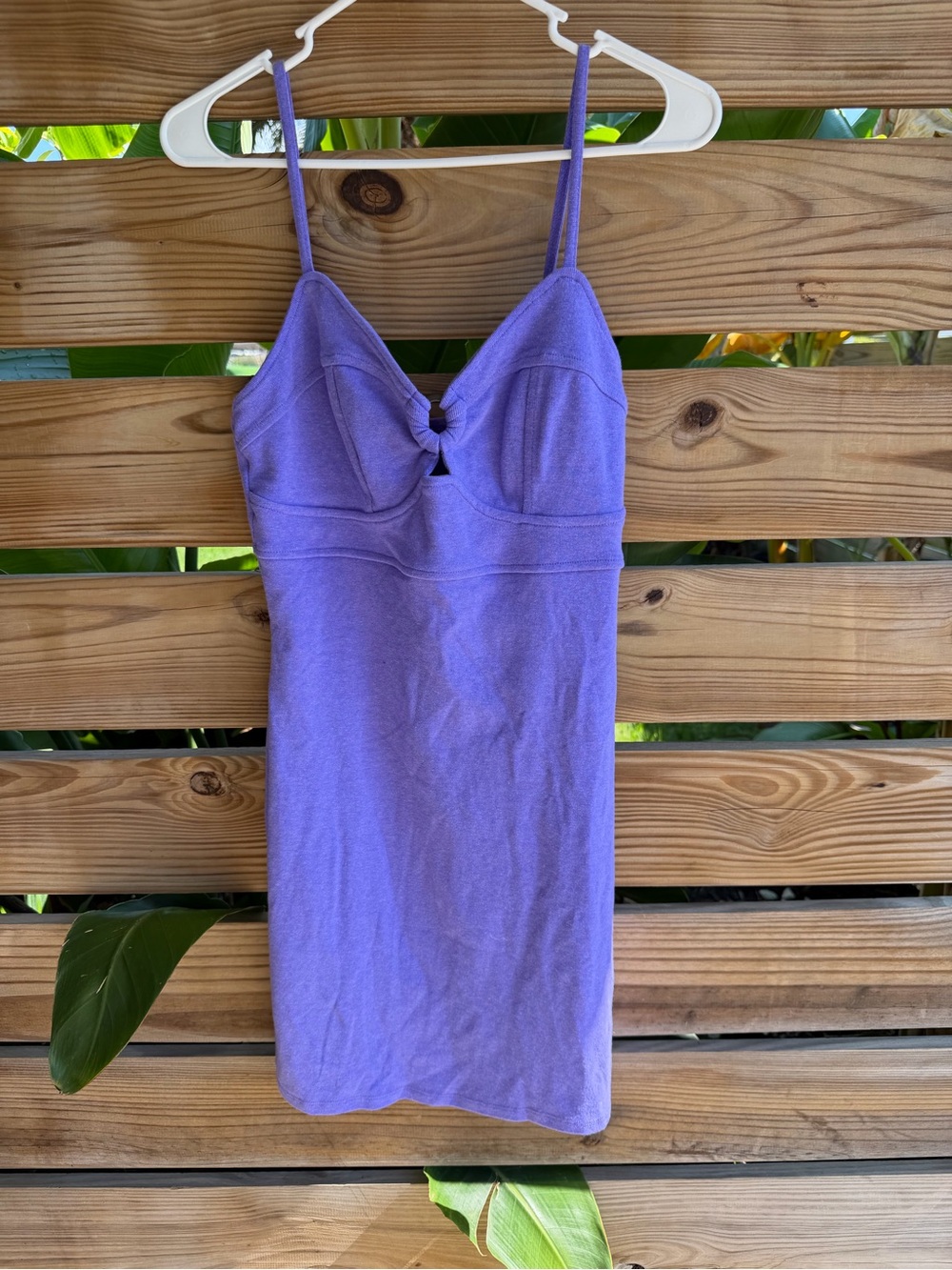 Purple Spaghetti-Strap Dress